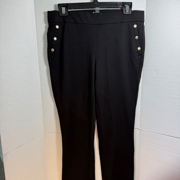 Anne klein black soft trousers size Medium - Picture 1 of 6